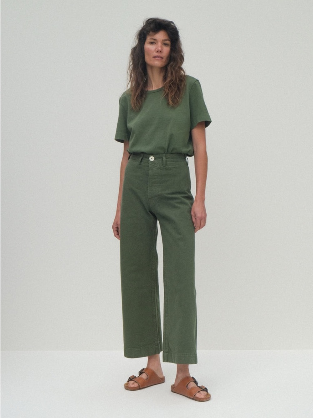 Jesse Kamm Sailor Pants in Olive